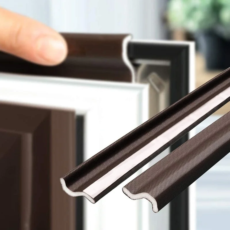 6M Soundproof Foam Sealing Strip S Type for Casement Window Noise Reductian Weather Stripping Door Seal Gap Filler Artifact |