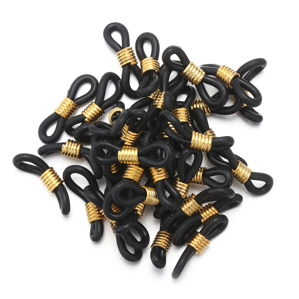 50PCS Adjustable Eyeglass Chain Ends Retainer Ear Hook Eyeglasses