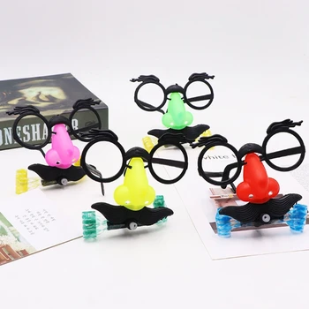 

Novelty Eyebrow Glasses with Large Nose Mustache Costume Performance Props