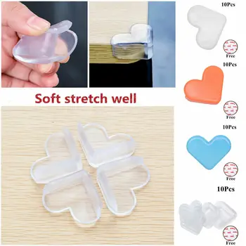 

10Pcs Love Round Anti-Collision Angle Kid Baby Sharp Table Corner Safety Guards