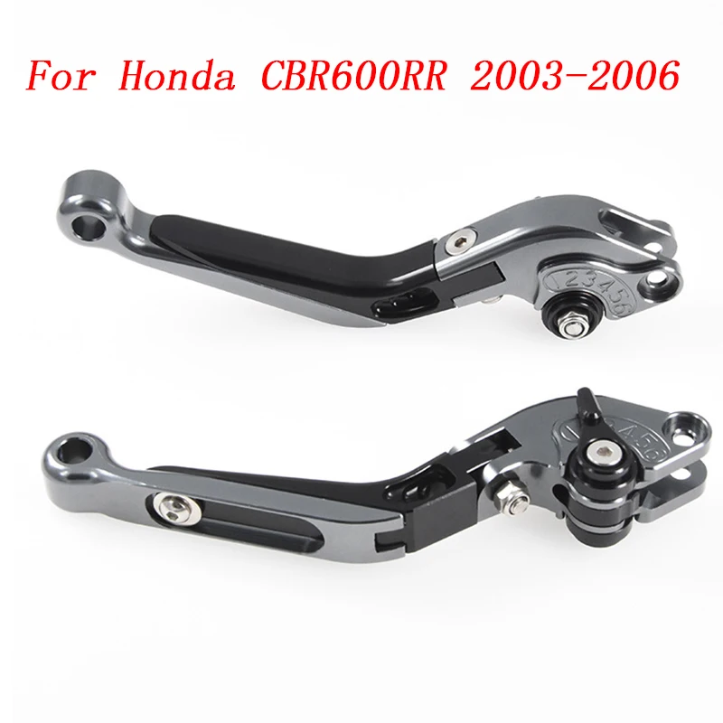 

Motorcycle aluminum Accessories Folding Extendable Brake Clutch Levers For Honda CBR600RR 2003-2006