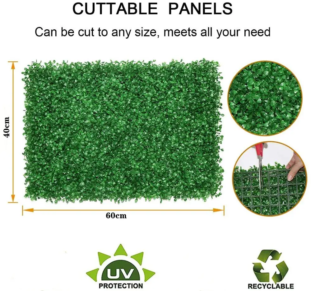 Fashion DearHouse Artificial Boxwood Panels Topiary Hedge Plants Greenery Fence lawn ( Panels) | Дом и сад