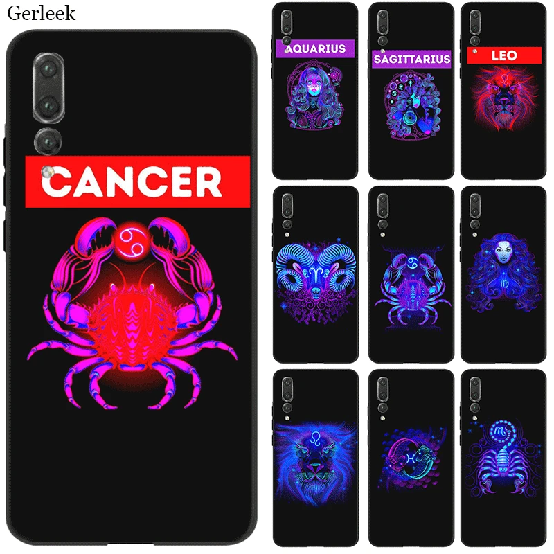 Мобильный чехол для телефона huawei Honor Note 10 View 20 6A 7A 7C 7X8 8X 8C 9X9 Lite Pro Cover Знаки зодиака |