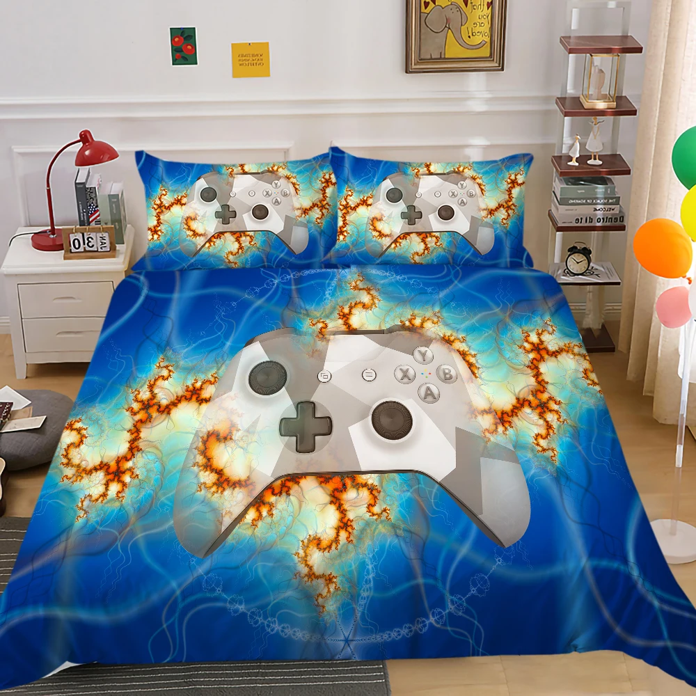 3D Bedding Set Game Handle Duvet Cover King Size Boys Girls 2/3 Pcs Modern Home Bed Gift Room Decorations | Дом и сад