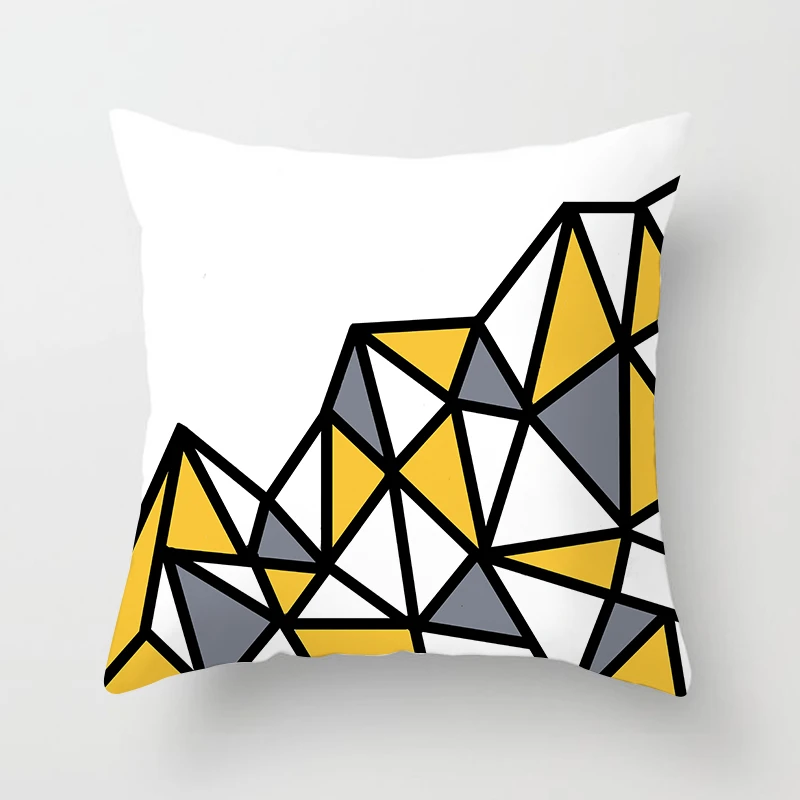 Fuwatacchi Yellow Diamond Wave Cushion Covers Geometric Throw Pillow Case for Home Chair Sofa Decoration Square Pillowcases 2019 Fuwatacchi Yellow Diamond Wave Cushion Covers Geometric Throw Pillow Case for Home Chair Sofa Decoration Square Pillowcases 2019