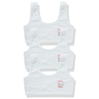 

girls bra Pure color 12-18Y Teens Teenage Underwear Cotton summer Young Puberty Adolescente Sport Training bras big birl 3302