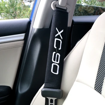 

Car Safety Seat Belt Pads Harness Safety Shoulder Strap Cushion Cover Shoulder Cover for Volvo V40 V60 S60L S80 XC60 XC90