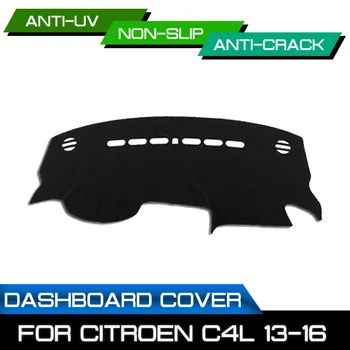 

For Citroen C4L 2013 2014 2015 2016 Car Dashboard Mat Anti-dirty Non-slip Dash Cover Mat UV Protection Shade