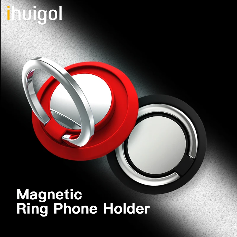 

ihuigol Mini Finger Ring Holder Universal 360 Degree Rotation Magnetic Car Bracket Stand For iPhone 11 Pro Max Samsung S8 Huawei