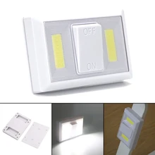 

Ultra Bright Magnetic LED Night Lights COB Switch Lamp Velcro Camping Garage Corridor Closet Bedside Lamps Home Lighting Decor