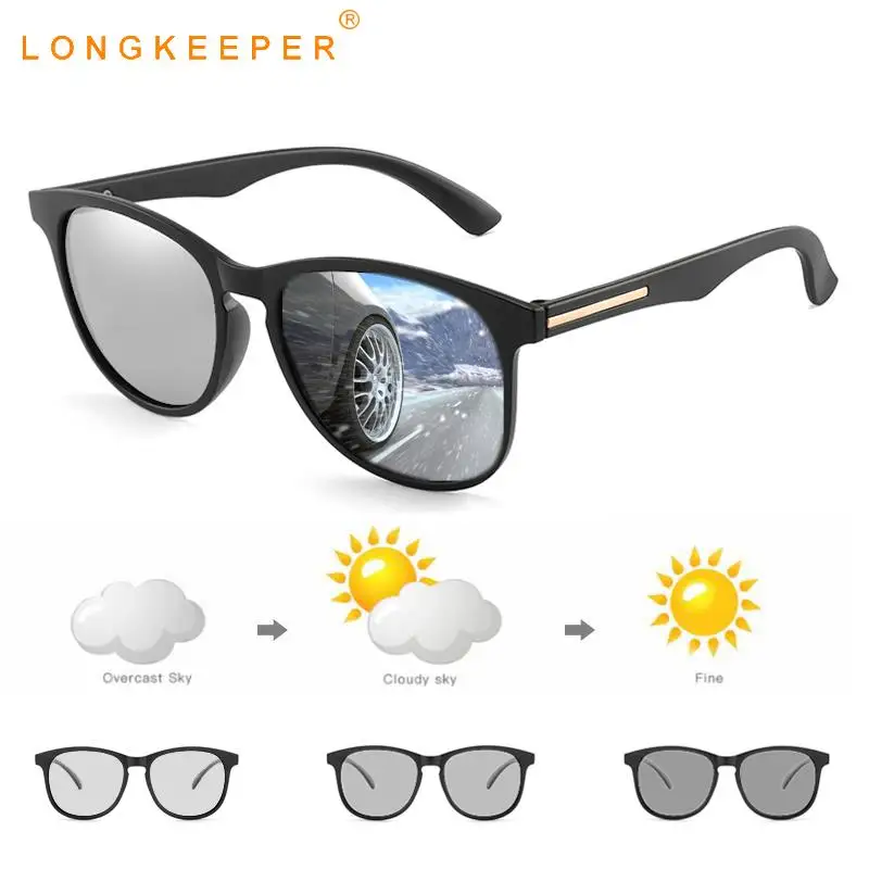 

Classic Photochromic Sunglasses Men Polarized Driving Chameleon Sun Glasses Male Change Color Glasses Lentes Sol Hombre UV400