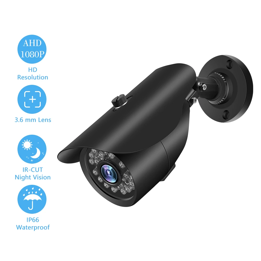 Dome Bullet CCTV Camera with Metal Housing Indoors and Outdoors Use Intelligent Motion System IP66 Waterproof Pal | Безопасность и