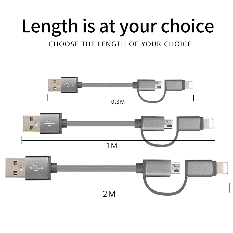 Зарядный шнур для телефона c type кабель micro usb 3 в 1 apple iphone 7 11 pro max xr Быстрая Зарядка