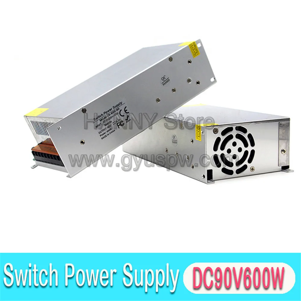 Универсальный переключатель питания 90V 6.7A 600W трансформатор 110V 220V AC DC90V SMPS для шагового двигателя машинное оборудование