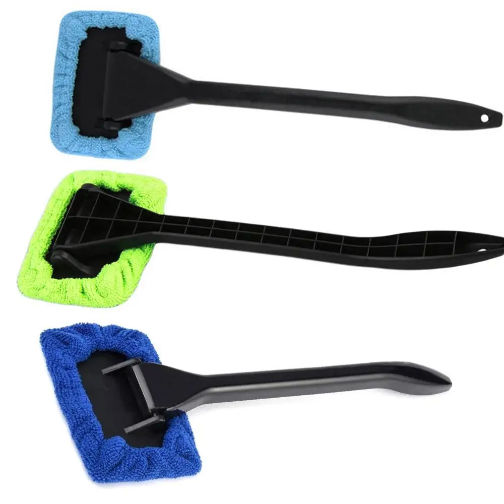 Car Window Cleaning Tool Brush Rag Wipe For Auto Home Office
