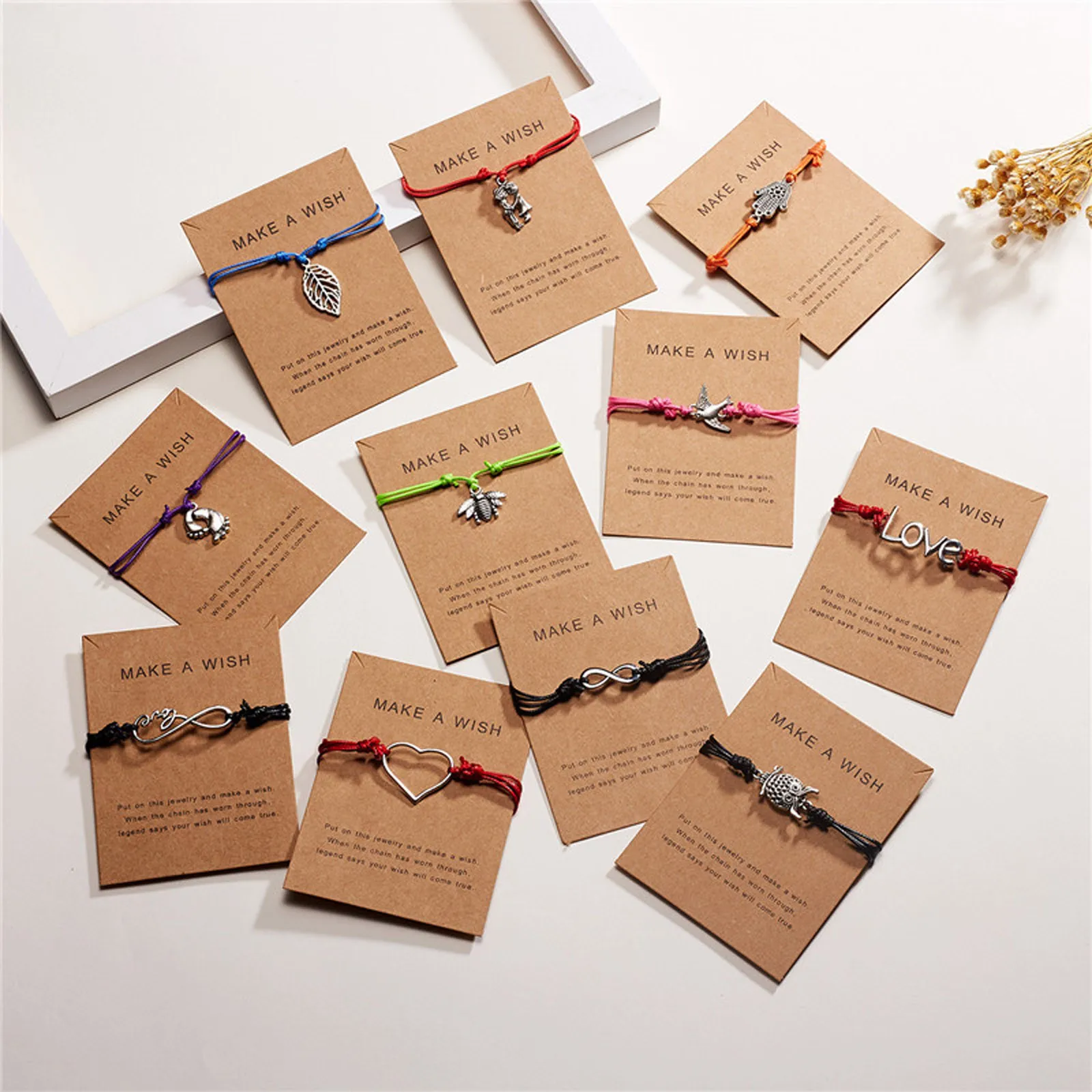 2020 модные браслеты для женщин креативные Мультяшные маленькие животные тканые