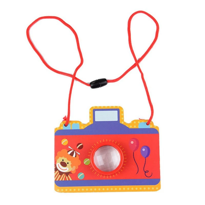 Новинка, детский калейдоскоп в форме камеры, 4 цвета, обучающая развивающая игрушка в подарок