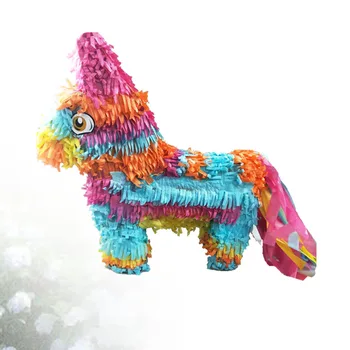 

1pc Pinata Rainbow Creative Candy Beat Toys Game Props Party Pinata for Birthday Party