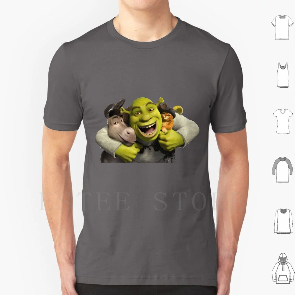 100% Cotton Shrek Sherek Fiona Shrek 