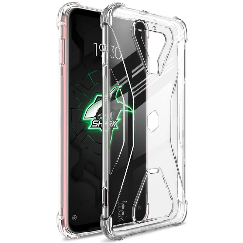 IMAK for Xiaomi Black Shark 3 Case Shock-Resistant Shockproof Soft TPU Back Cover Case for Xiaomi Black Shark 3 3s IMAK for Xiaomi Black Shark 3 Case Shock-Resistant Shockproof Soft TPU Back Cover Case for Xiaomi Black Shark 3 3s