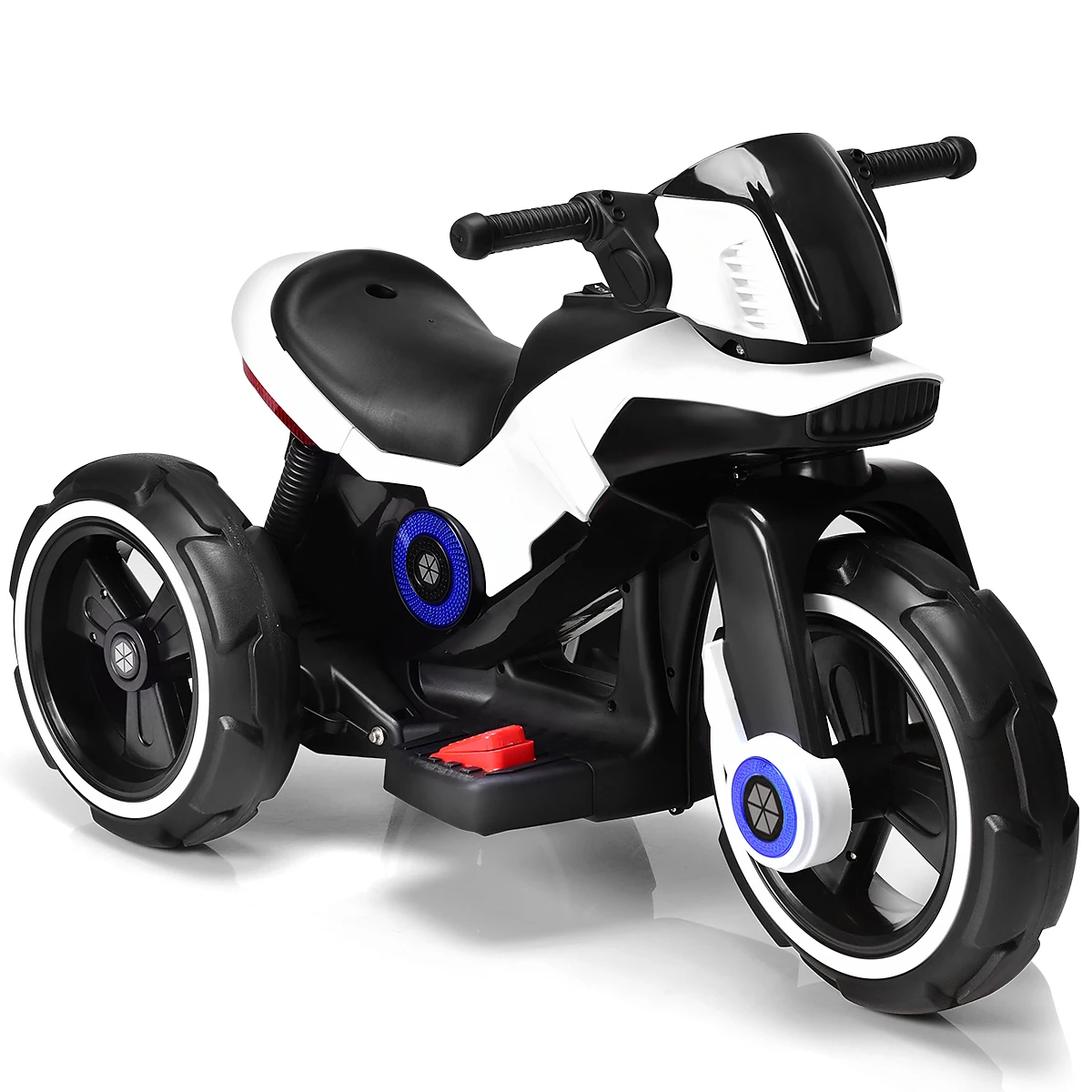 

6V Electric Kids Ride on Motorcycle Toy Outdoor Bicycle 3 Wheels w/ MP3 Black