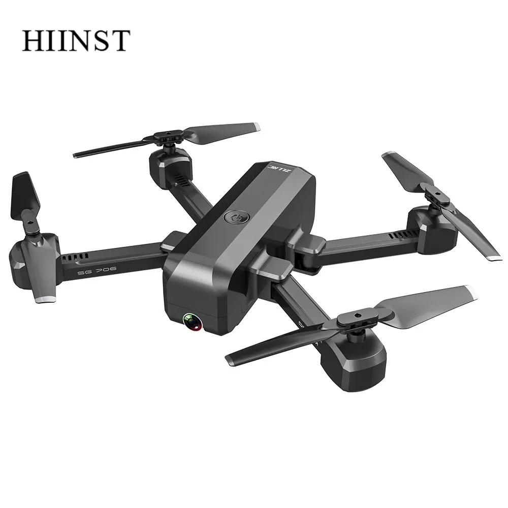 Hiinst 2,4G RC Дрон 1080P камера Дрон 6 осевой гироскоп складной RTF RC Квадрокоптеры с USB пропеллером пульт дистанционного управления вертолет