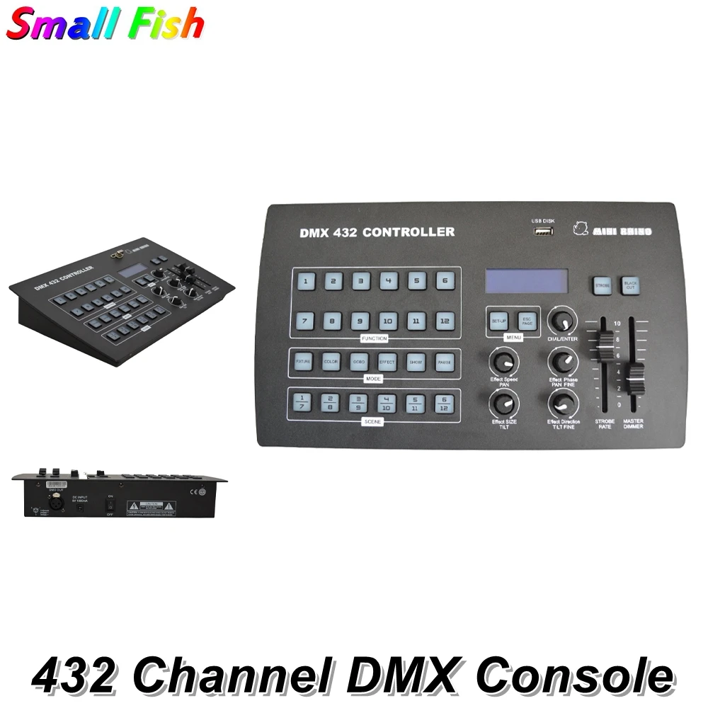 

Free Shipping New 432 DMX Controller Dj Equipments DMX 512 Rhino Console Stage Lighting For LED Par Moving Head Dj Controller