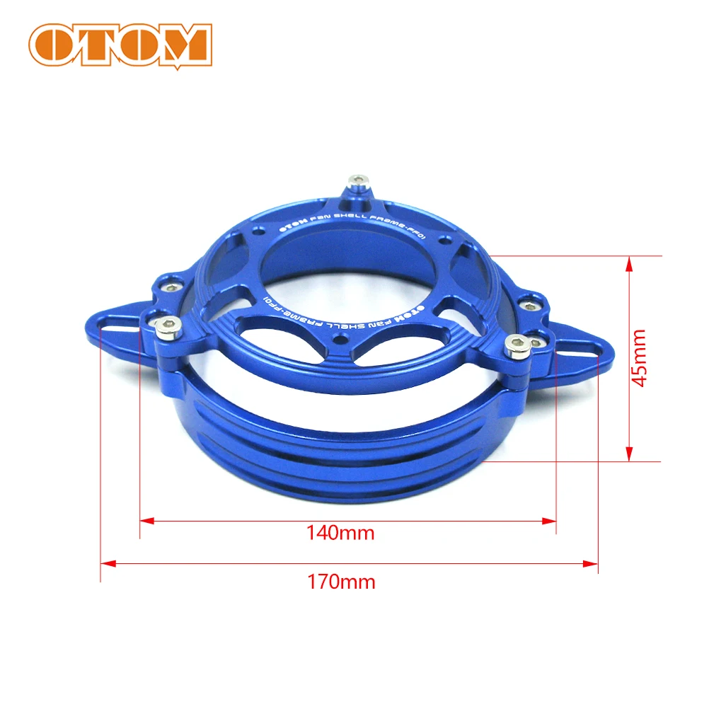 OTOM защита вентилятора мотоцикла Рамка Кронштейн вентилятора крышка оболочки рамка для KTM KAWASAKI SUZUKI YAMAHA HONDA Универсальный мотокросс