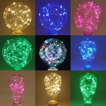 

Light Bulb LED Bulb LED Light Bulb Super Bright Romantic Durable Copper Wire E27 10CM Outdoor Decorative Lights Yard Festival