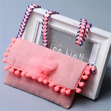 Маленький кошелек для монет для девочек, Детский кошелек, сумка для монет, детский держатель денег бумажник, прекрасный подарок, сумки с помпонами, женская сумка