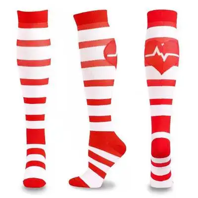 Unisex Knee-High Compression Stockings for Circulation and Support