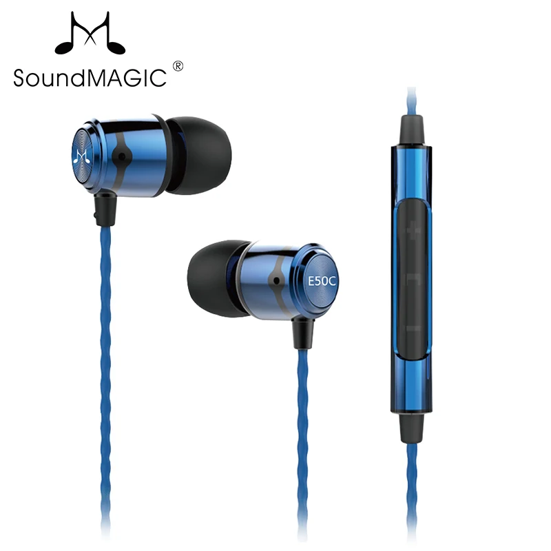 E50c em Fones de Ouvido com Microfone com Fio Soundmagic Grande Baixo Alta Fidelidade Estéreo - Image 3