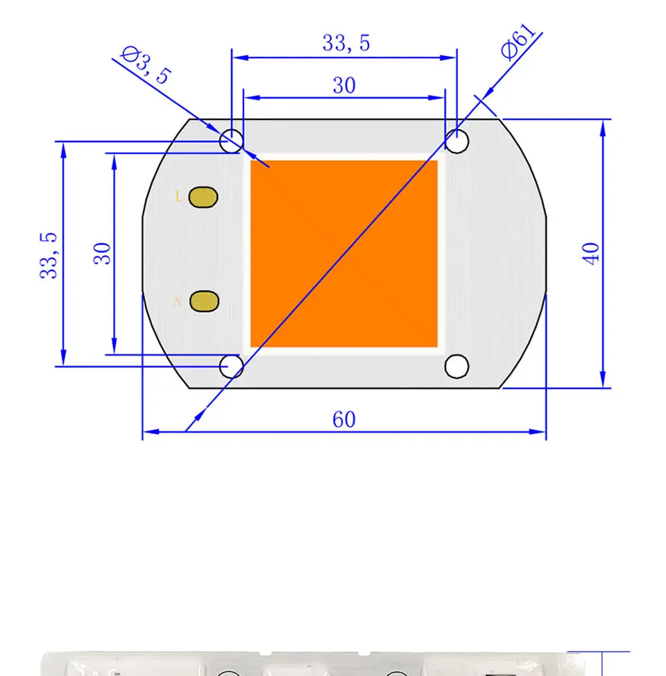 AC 110V 220V Driverless COB Plant Growing Lamp 20W 30W 50W Full Specturm Smart IC COB Chip LED Plant Grow Light Feeding Bulbs (1)