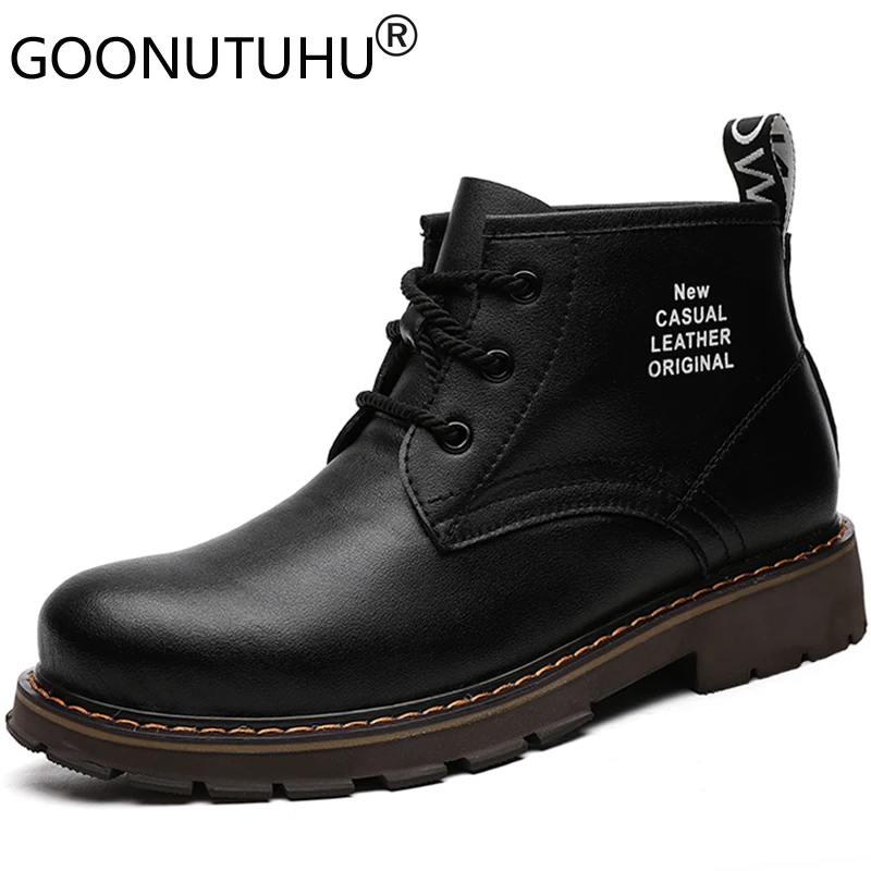 2019 autumn winter men's ankle boots casual leather shoes male army snow boot man shoe comfortable combat military boots for men 2019 autumn winter men's ankle boots casual leather shoes male army snow boot man shoe comfortable combat military boots for men