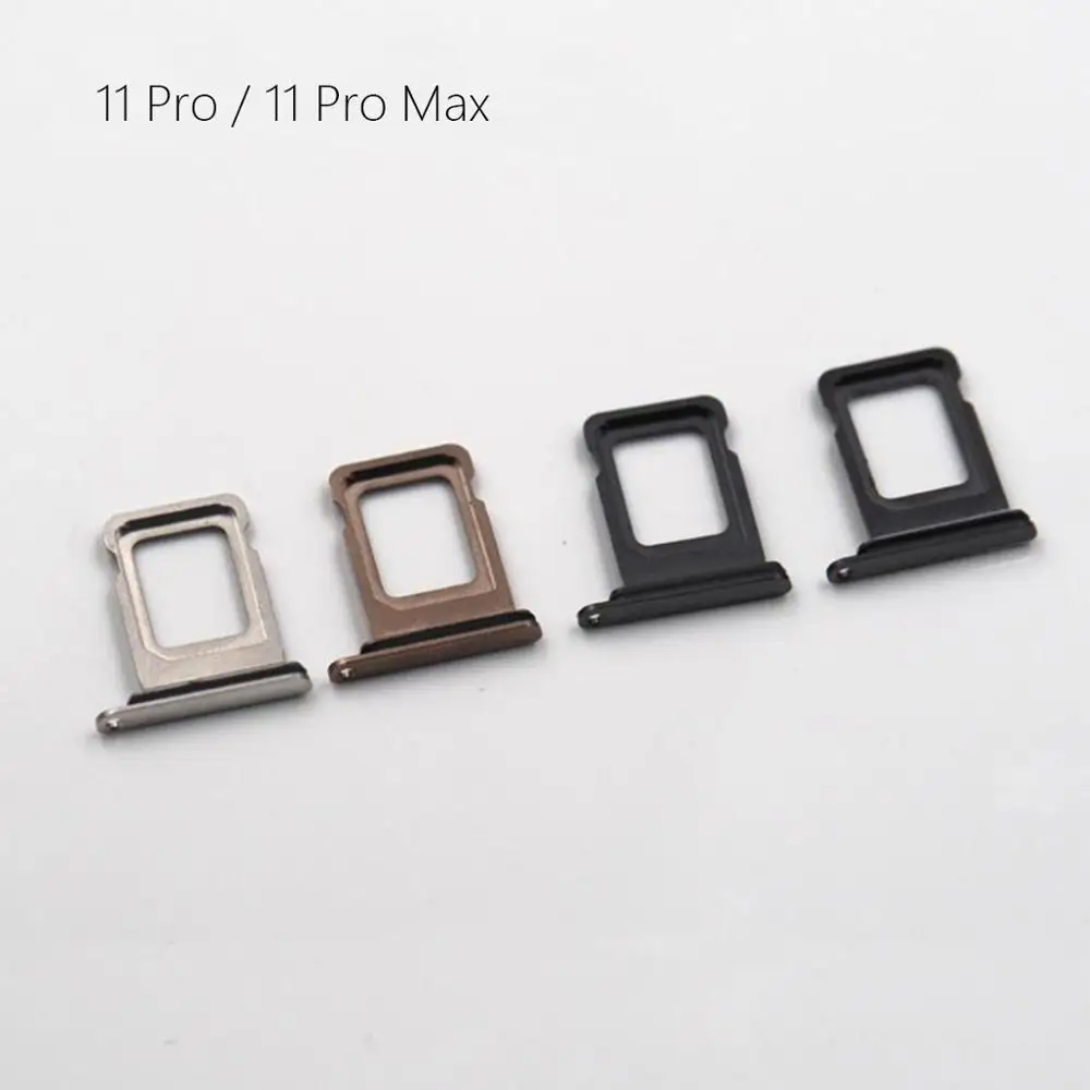 5 шт. Sim держатель для карт, замена слота для iPhone 11 Pro Max, адаптер лотка для одной sim-карты с водонепроницаемым резиновым уплотнением