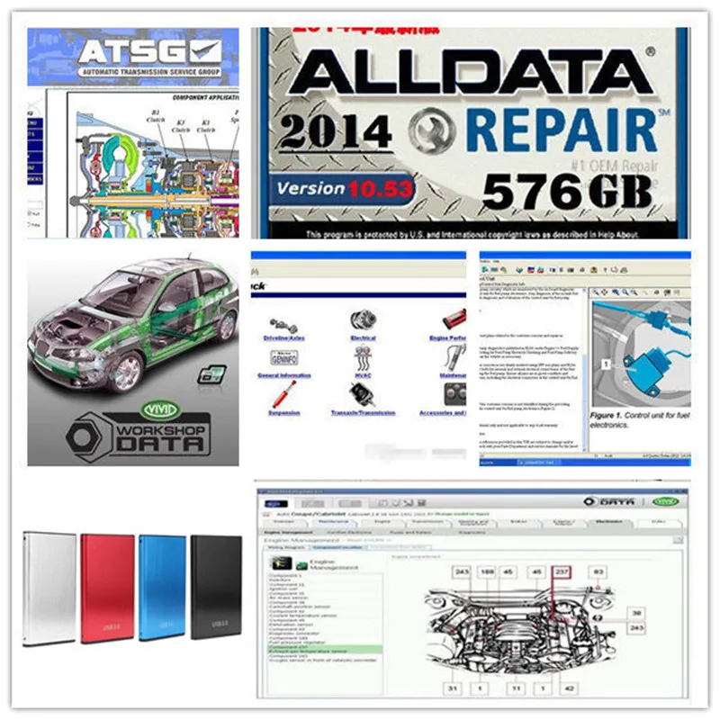 2021 все данные автосервис alldata и .. ll 2015 + vivid данных мастерская atsg тяжелый грузовик