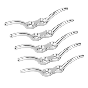 

Tarpaulins Yachts Cleat Marine 316 Grade Stainless Steel 4 Inch Deck Hook