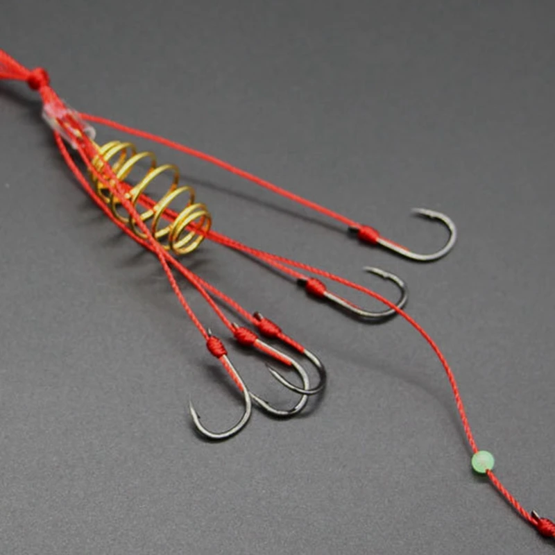 4Pcs/Sets Of Boxed Fishing Hook Explosion Hooks Have Barbed Bomb Hooks Fishing Gear Fishing Lure Bait Trap Feeder Cage Sharp Fis