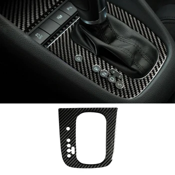 

Box Gear shift sticker Cover Trim For Golf 6 MK6 2008-12 Carbon Fiber Black
