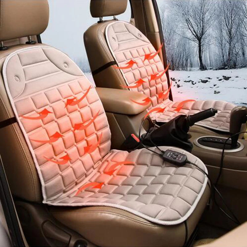 DC12V Heated Car Seat Cover Universal Heating Seat Pads for Cars Household Winter Warmer Heater Cushion Covers Auto Accessories