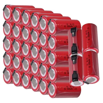 

34 pcs SC battery 1.2V batteries for power tools 1500mah nicd 4.25cm*2.2cm color random