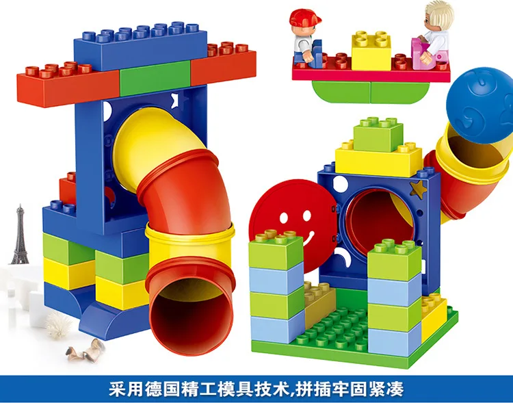 

Series Granule New Style Large Pipeline Assembled Building Blocks Plastic Fight Inserted <14-Year-Old Children Have