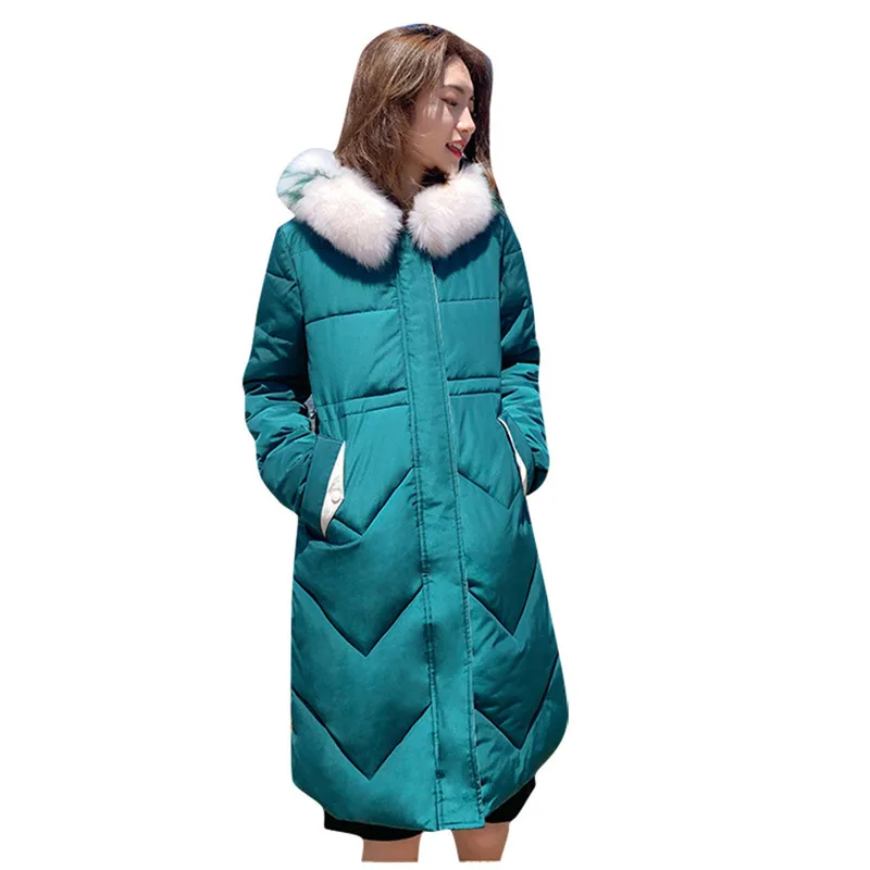 Женская куртка, женская зимняя теплая куртка с капюшоном из искусственного меха, теплая тонкая куртка, длинное пальто, зимнее пальто, женский жилет