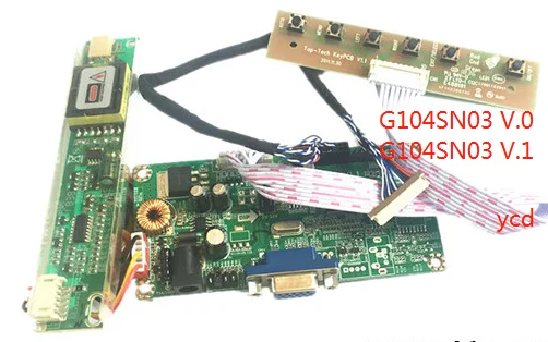 

10,4 дюймовый ЖК-экран промышленного управления G104SN03 V.0 G104SN03 V.1 комплект платы драйвера VGA