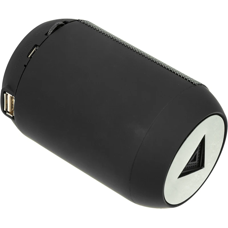 Колонка порт. Ginzzu GM-999C черный 3W 2.0 BT/3.5Jack/USB 2200mAh