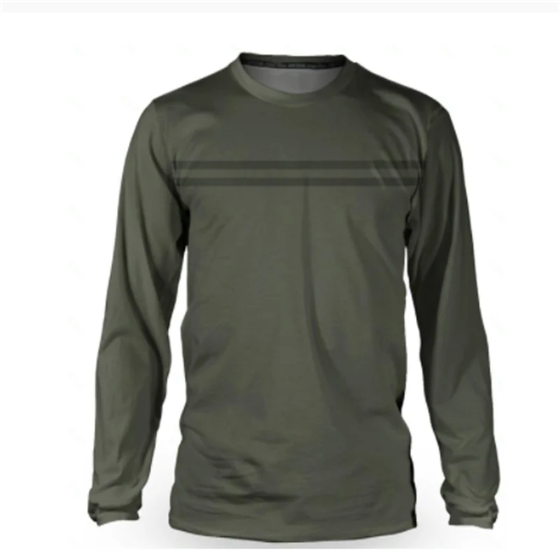 Newest Racing Long Sleeve T-Shirt Bicycle Clothing Cycling Tops  Downhill Jersey Motorcycle And Motocross Wear MTB Shirt For Men 4
