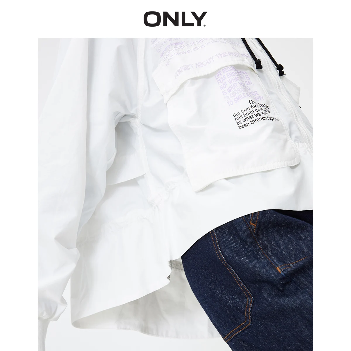 Ideal Women's Loose Fit Printed Short Jacket 119336526