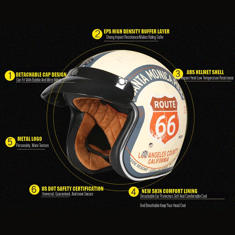 MOTORCYCLE vintage Retro helmets (8)