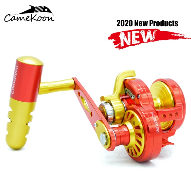 CAMEKOON Saltwater Fishing Reels 9+2 BBs Casting Sea Fishing Brake