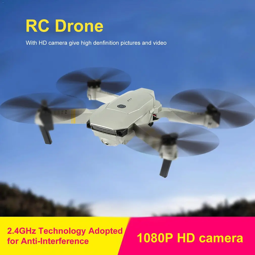 2,4 Ghz wifi FPV складной Радиоуправляемый Дрон с 720 P/1080 P HD камерой, удерживающий высоту, Безголовый режим, радиоуправляемая модель самолета RTF